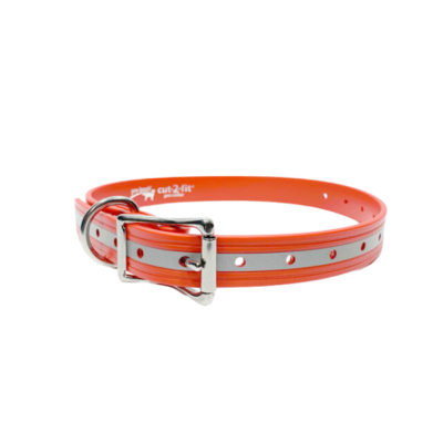 Pro-Leash Cut-to-Fit Reflective Dog Collar Red